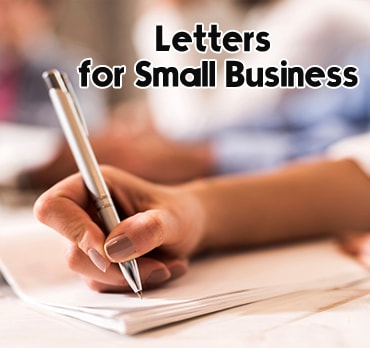 sample collection letters for small business